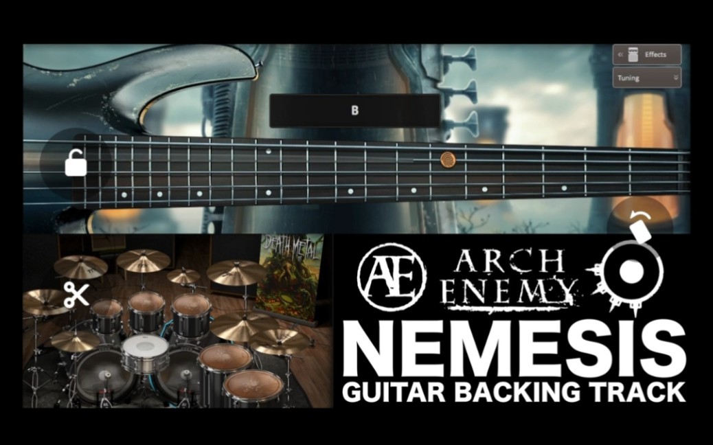 arch enemy nemesis backing track 伴奏 无吉他 无人声