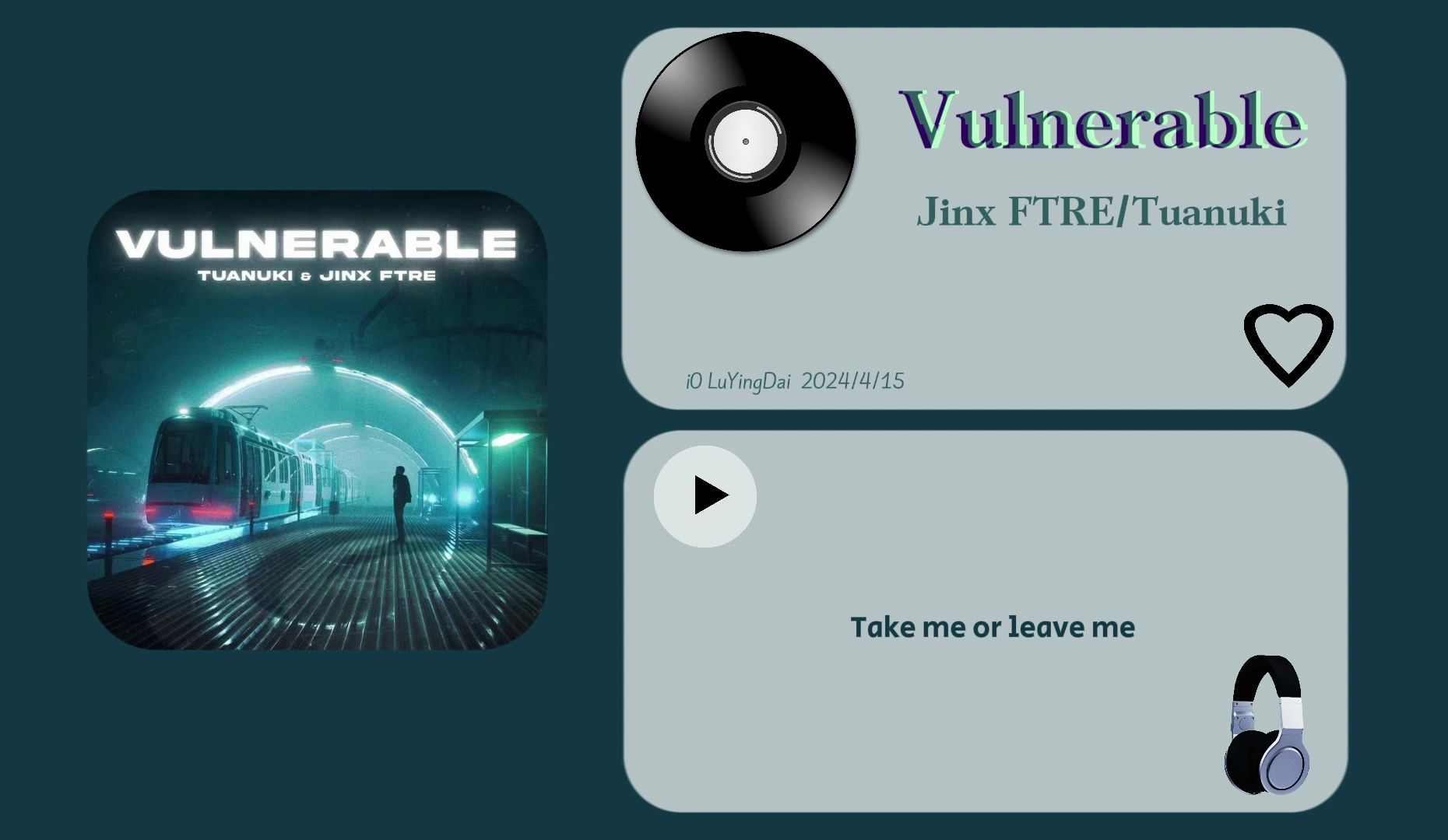 【音乐推荐】vulnerable-jinx ftre/tuanuki | 32秒 开始 killing