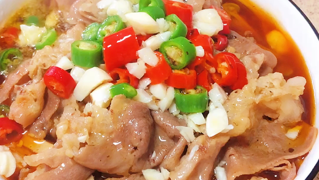 麻辣水煮肥牛卷 简单易做又好吃