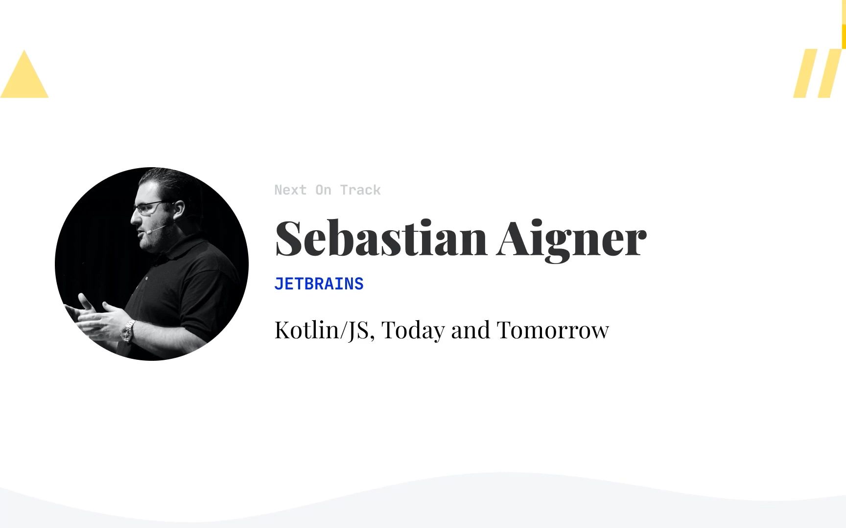 [图]Sebastian Aigner - Kotlin/JS, Today and Tomorrow