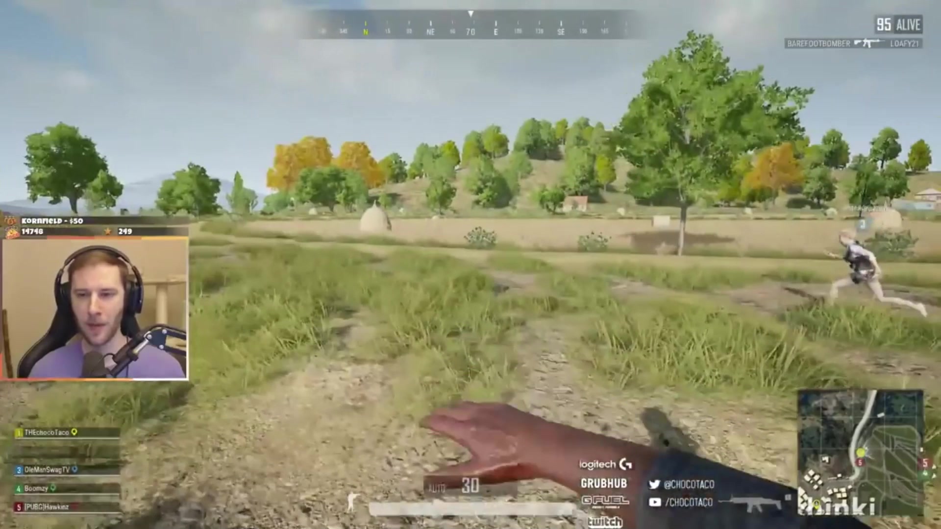 [bighole]chocotaco第一次玩重做新版艾伦格(pubg)