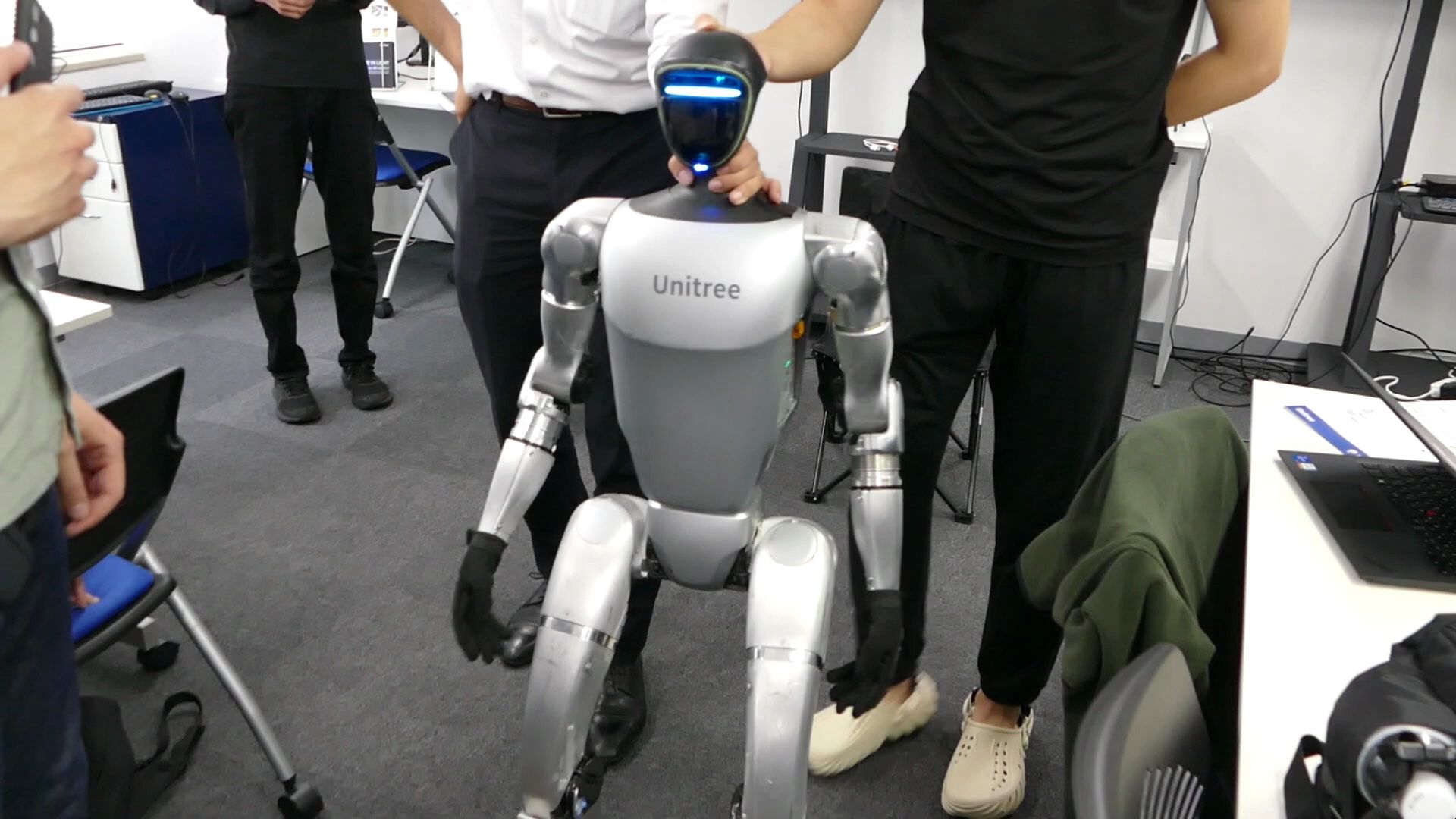 宇树g1 unitree 机器人 行走视频 #icra2024