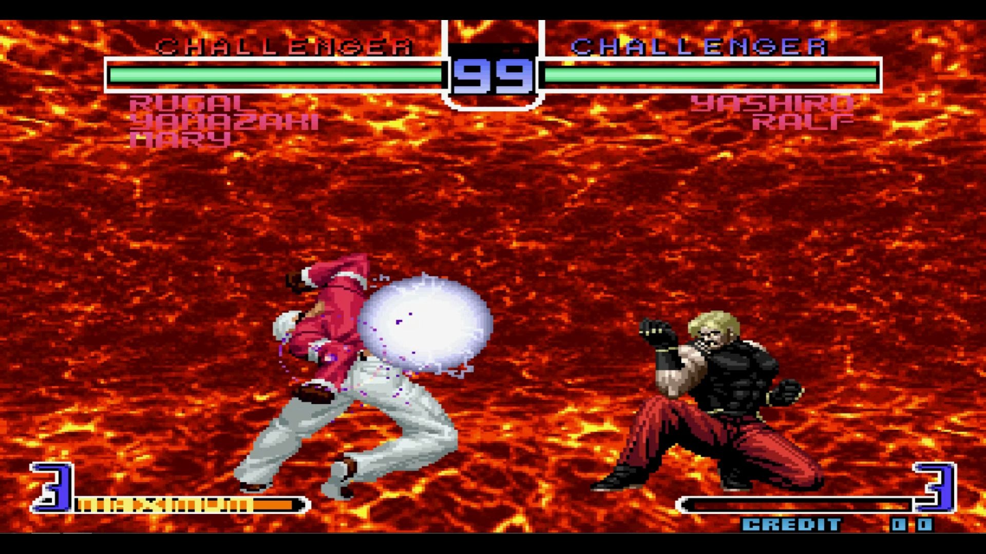 拳皇2002卢卡尔bug波vs岩浆拳和宇宙幻影谁更胜一筹