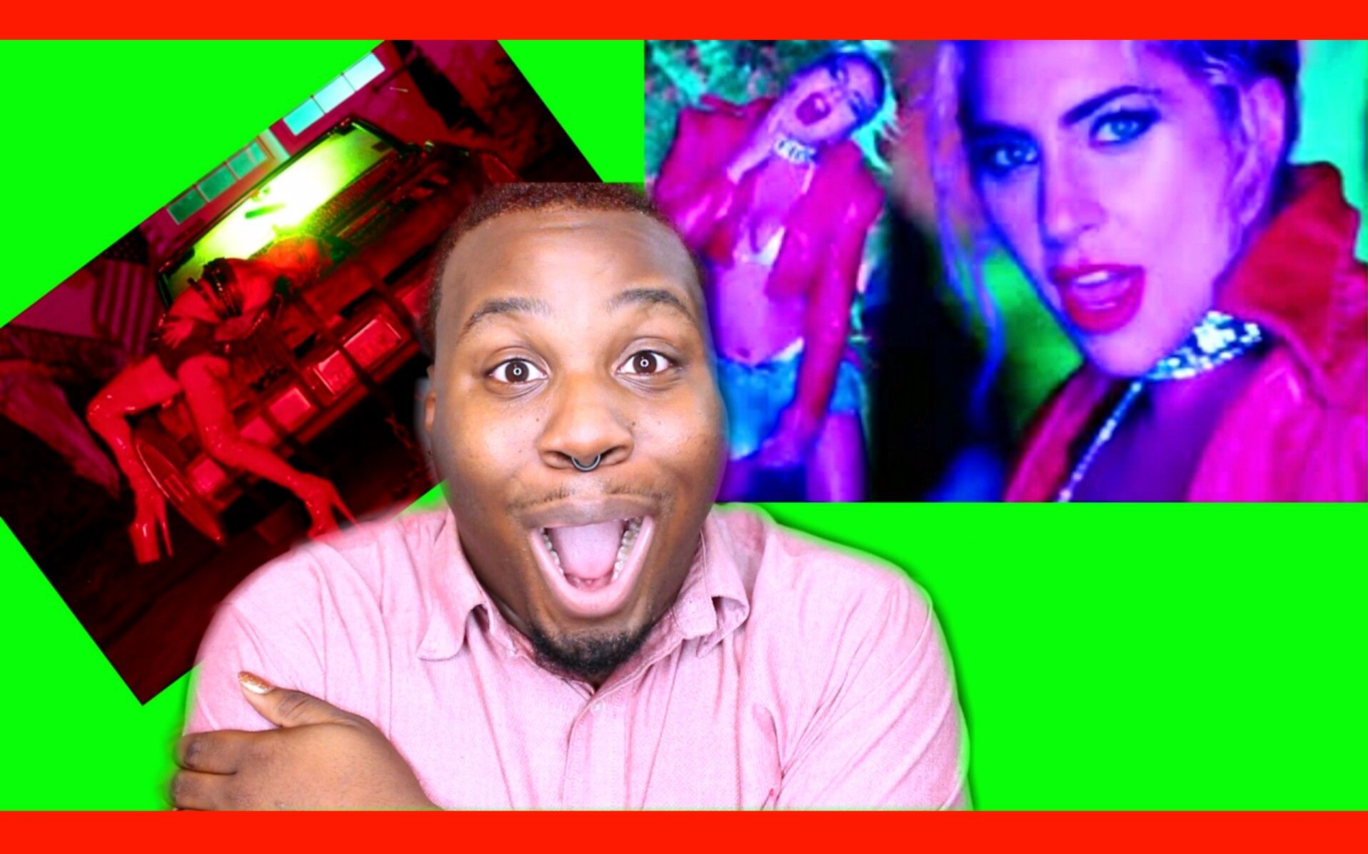 【爆笑黑人小哥首次观看lady gaga新mv-john wayne-反应】