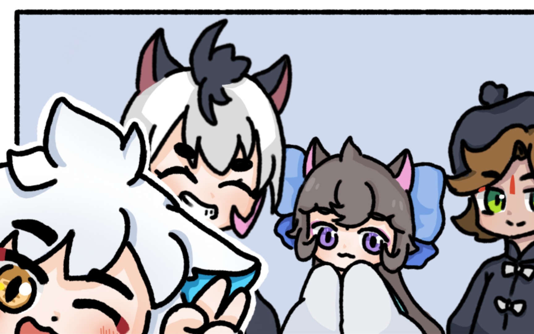 京剧猫|你的小鱼干,我的猫丨大家在一起多可爱啊79