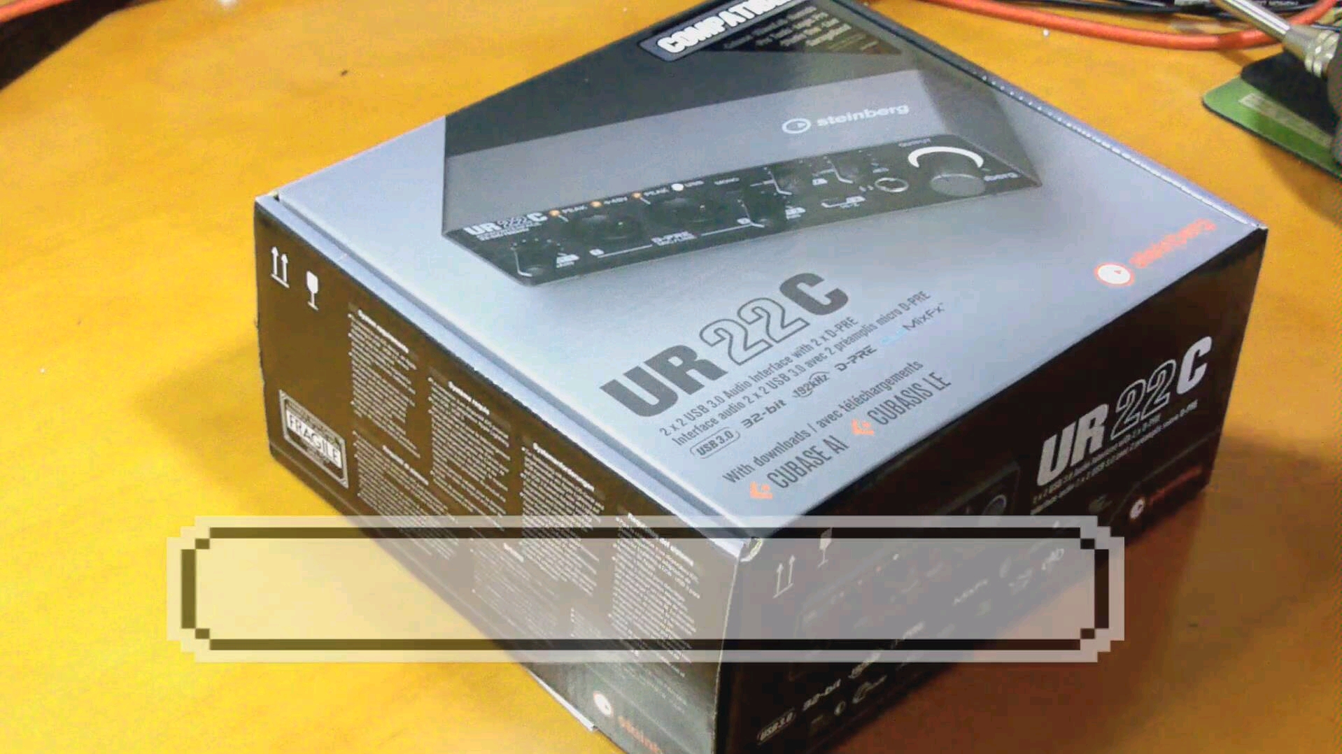 雅马哈ur系列22c开箱三金音频声卡精调雅马哈声卡都可以直播用不只是