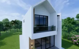 Download Video: 小户型设计|房屋效果图设计|5m x 11m 带 3卧室【搬运】Tiny House Design