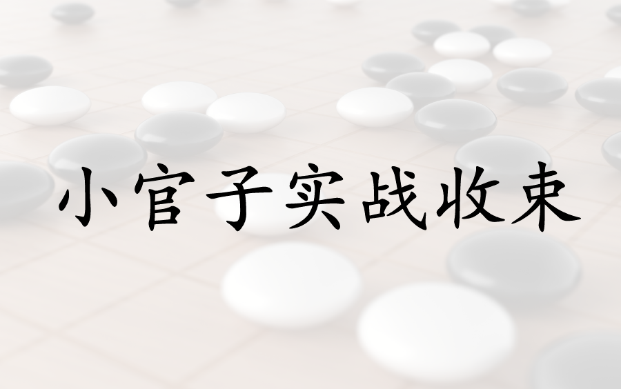 【葛道围棋网课节选】韩晗职业五段讲小官子实战收束方法哔哩哔哩bilibili