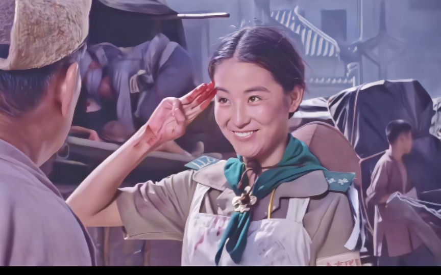 1975年台湾版《八百壮士》 林青霞饰杨惠敏 张艾嘉饰慈妮 傅彪饰杨父