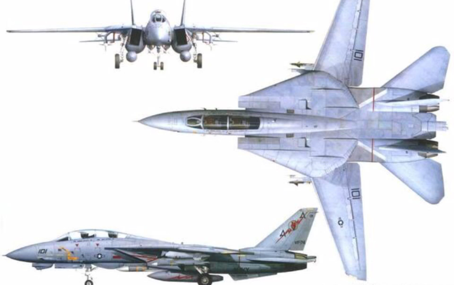 折纸飞机f14雄猫舰载机一张纸纯折立体机身可飞行定型用了胶水机翼