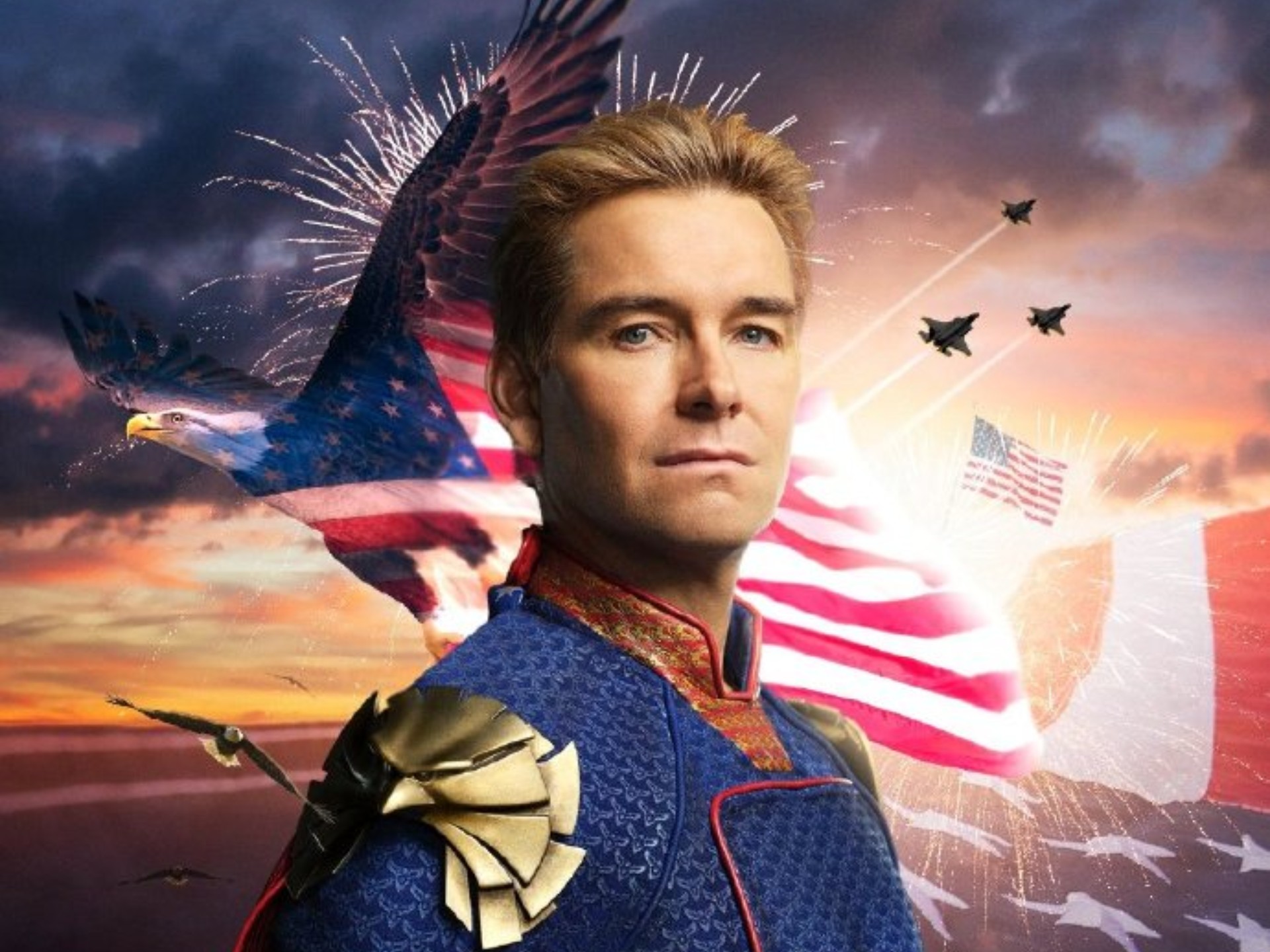 祖国人彻底解开束缚,放飞自我#黑袍纠察队#祖国人#美剧