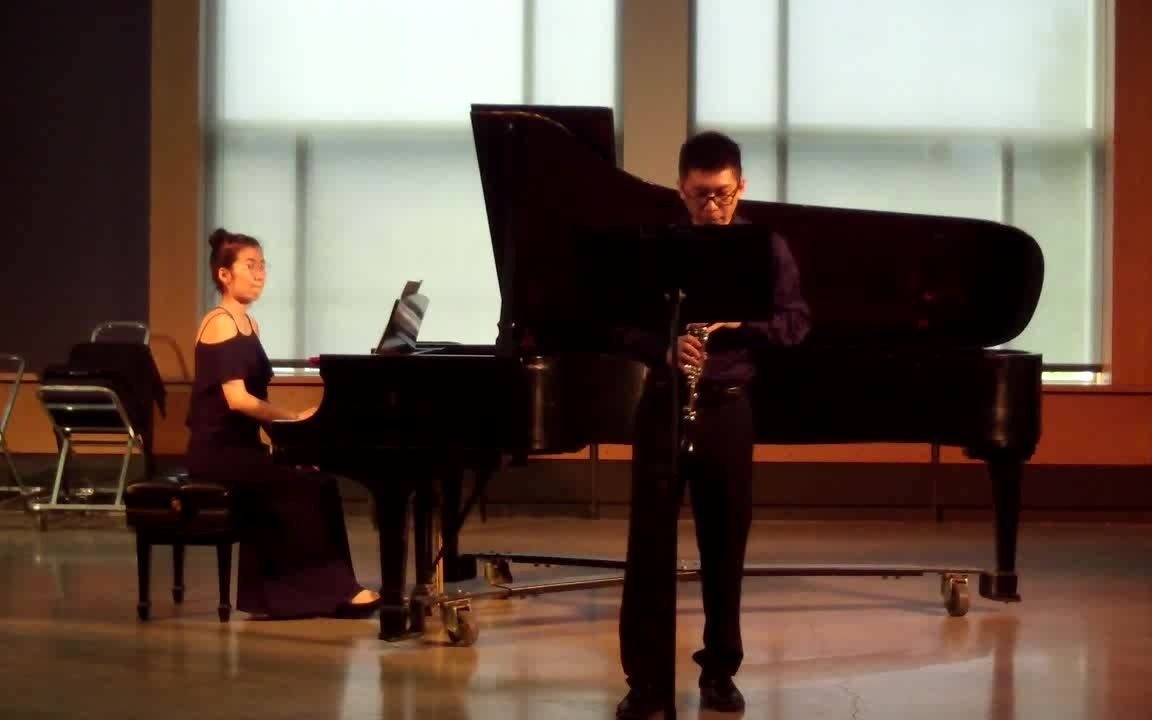 [图]舞台演出版 钢琴与单簧管 Arnold Bax sonata for clarinet and piano