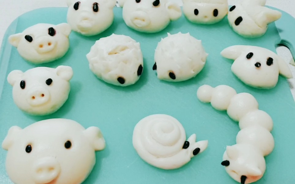 《像玩黏土一样捏馒头》宅家美术课