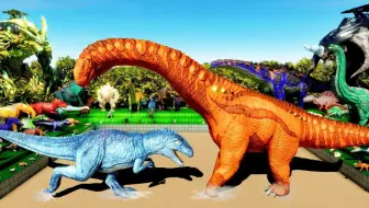 【cantex方舟vs系列】方舟生存进化全陆生生物1V1淘汰赛