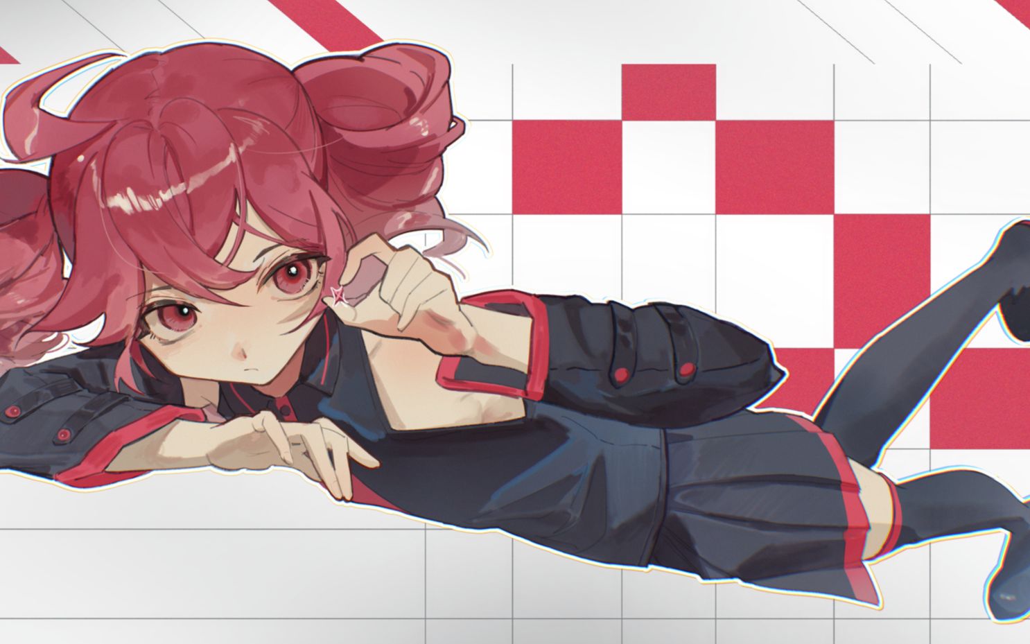 【csp】自用绘画过程记录_重音テト_2022-4-1