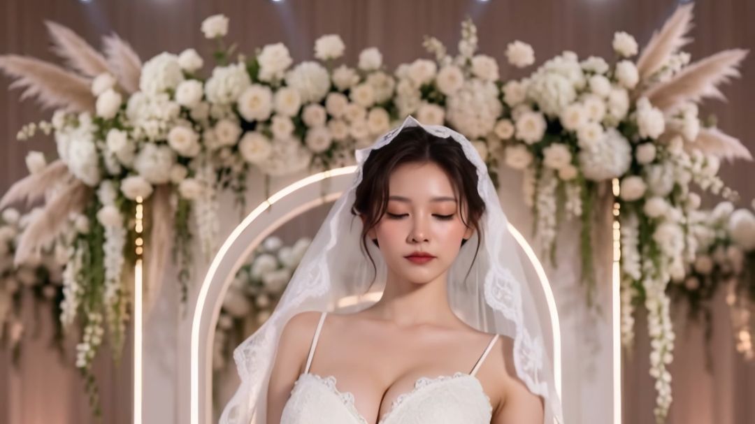 白纱曳步，爱意漫溢，婚礼现场的浪漫告白舞