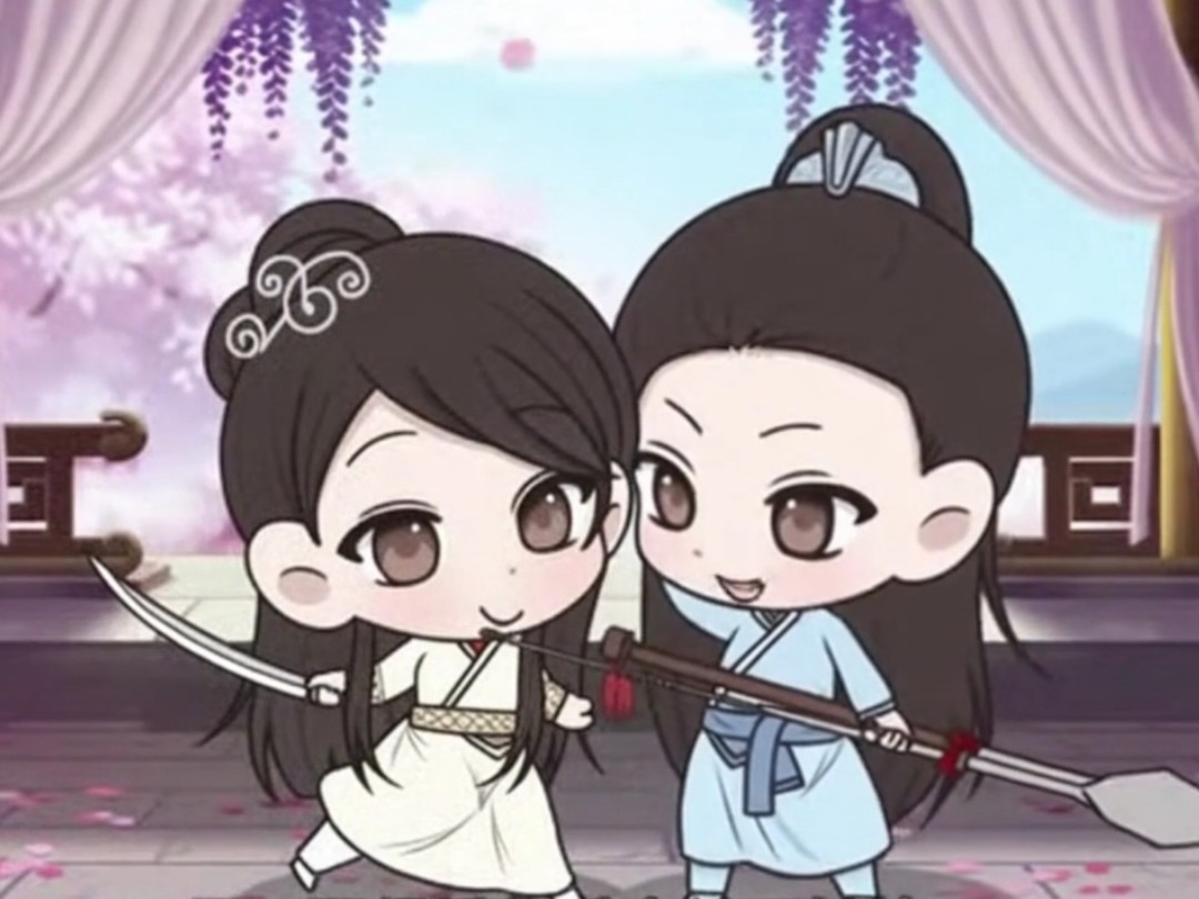 杨宗保穆桂英q版小剧场