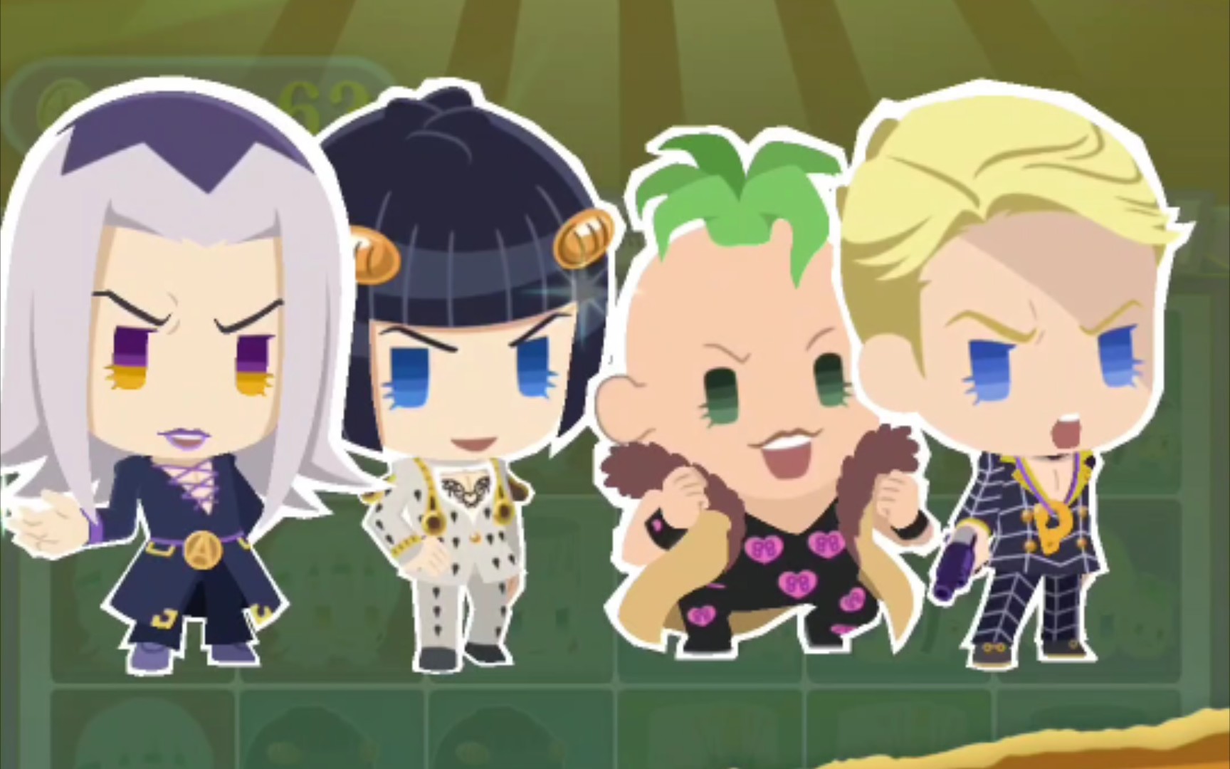 《jojos pitter-patter pop》关服留念/部分角色结算语音 图鉴已有