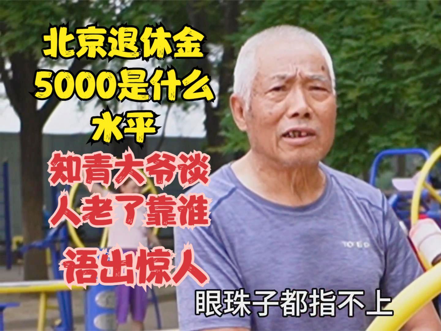 北京退休金5000是什么水平,知青大爷谈起人老了靠谁,语出惊人哔哩哔哩bilibili