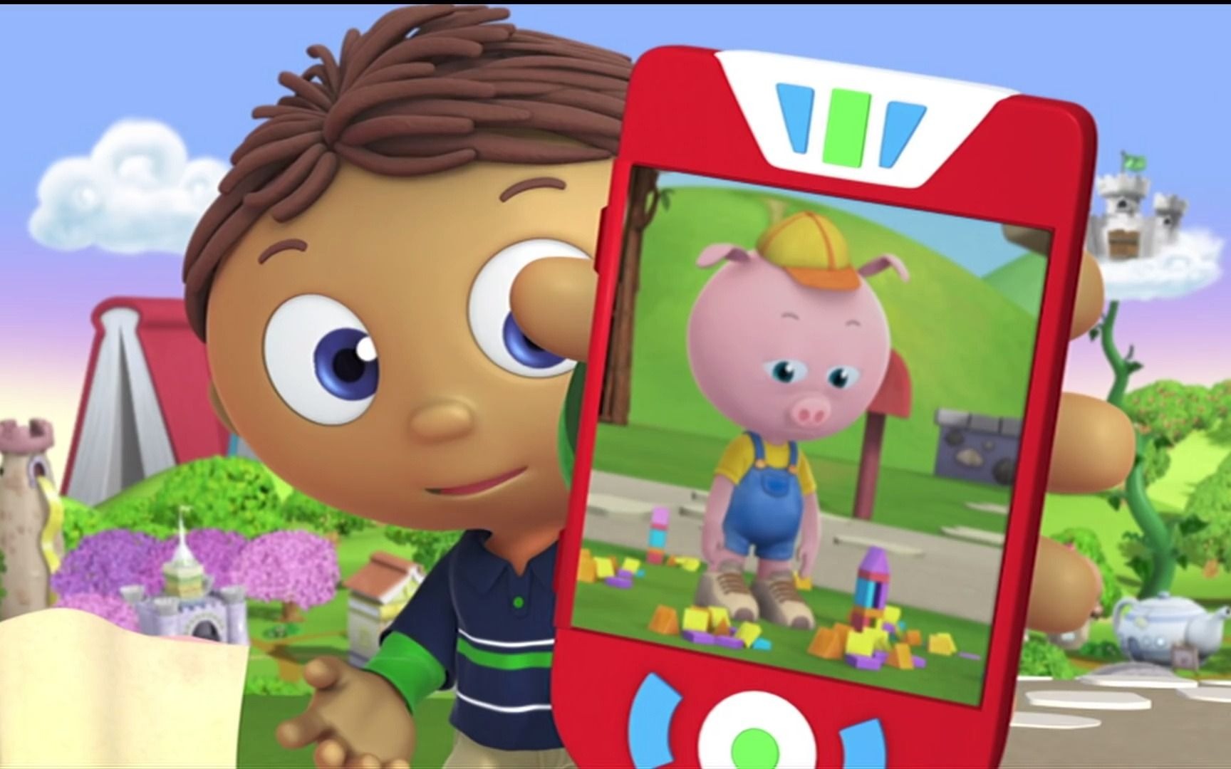 [图]英文故事 三只小猪新传 The Three Little Pigs | PBS KIDS ｜Super Why