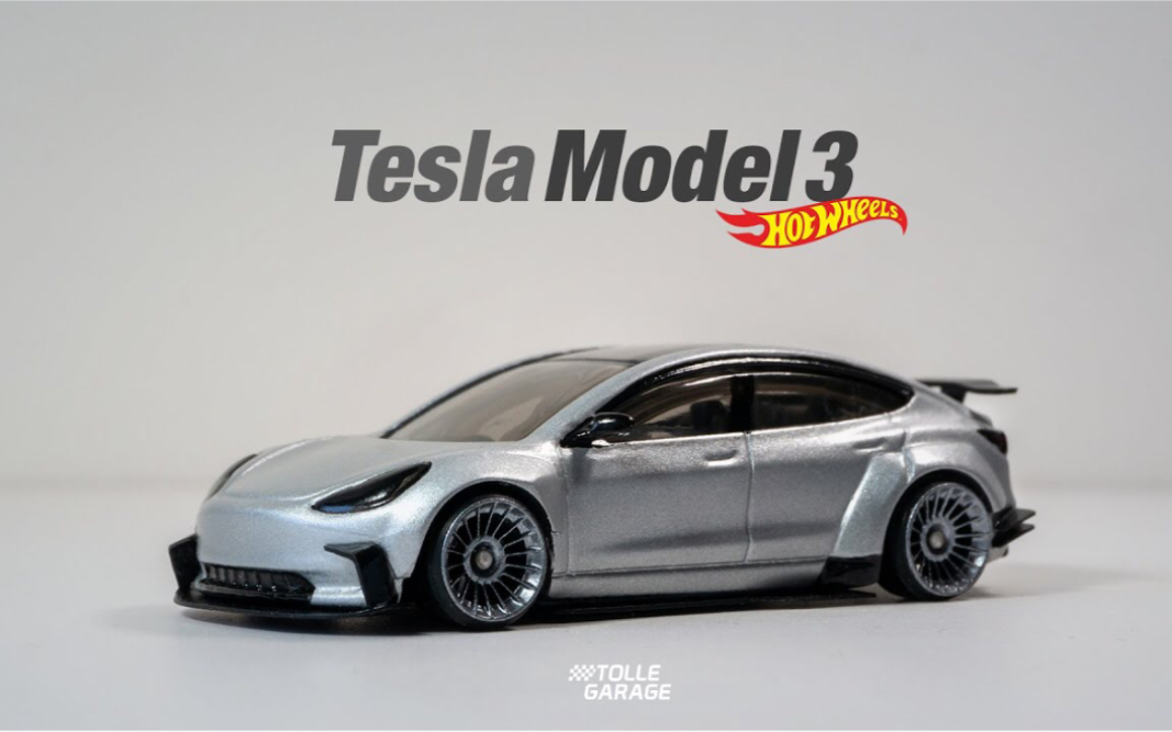 64model改装风火轮特斯拉model3
