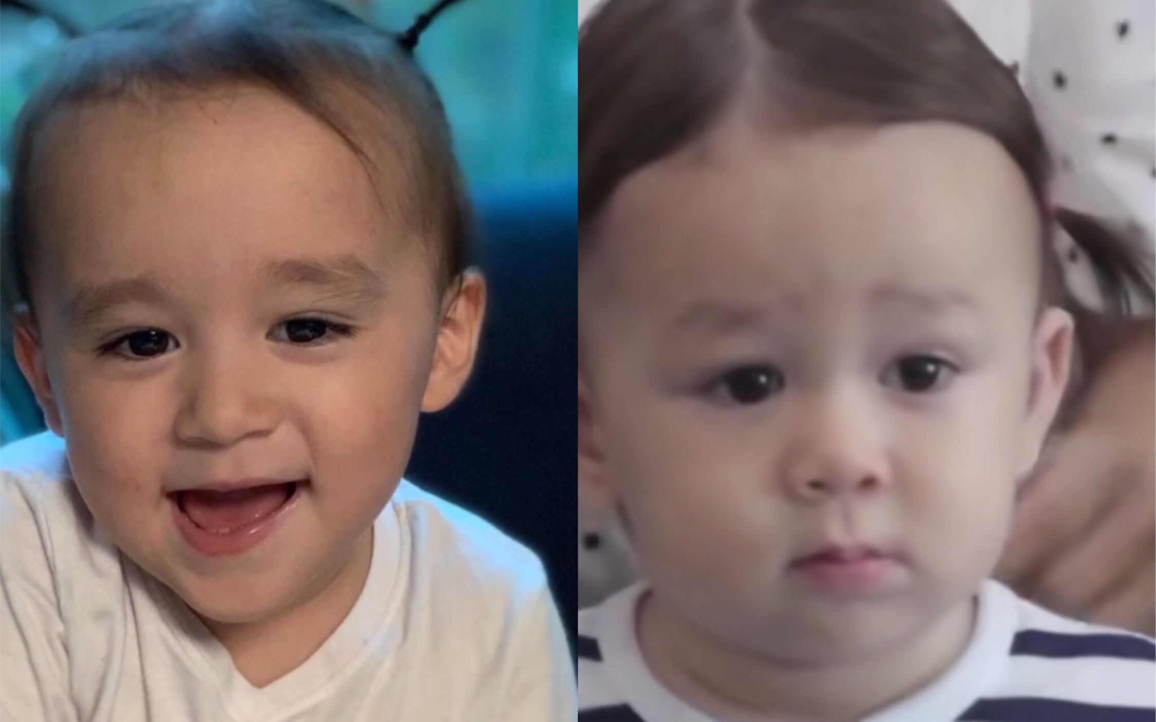 总裁本也有扎小辫的一天秋天到了本特利小男孩的头发和肉都有在好好长