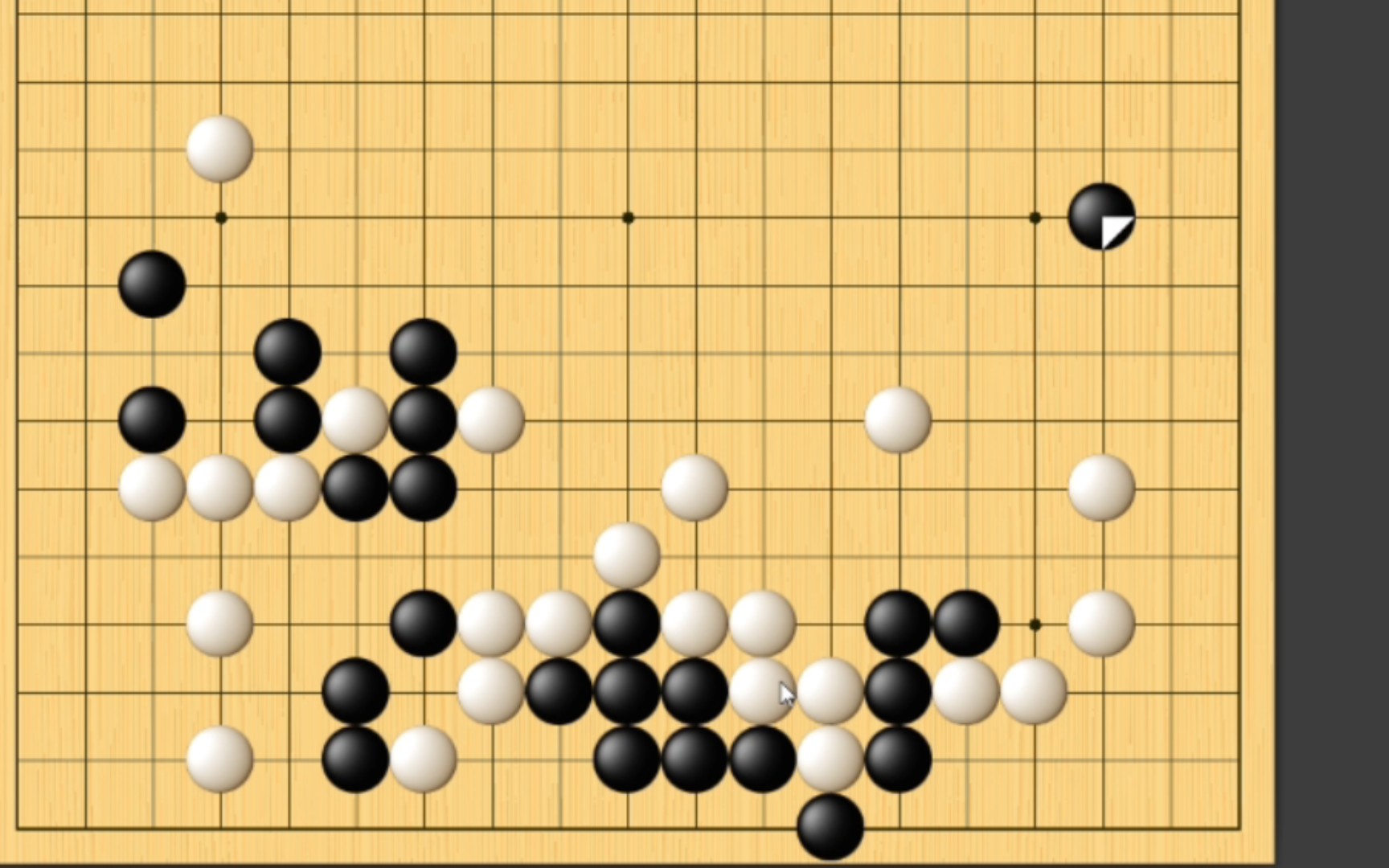 对手都是这么太勇嘛 野狐围棋1d