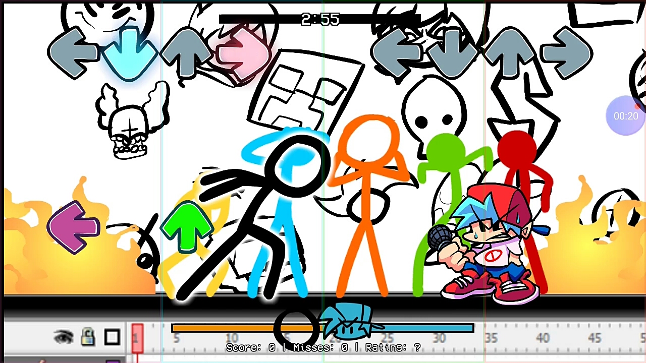 火柴人你好勇啊