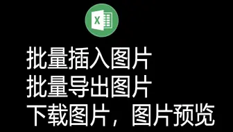 Excel图片批量管理，包含导入、导出、下载、预览等神奇操作，Excel插件