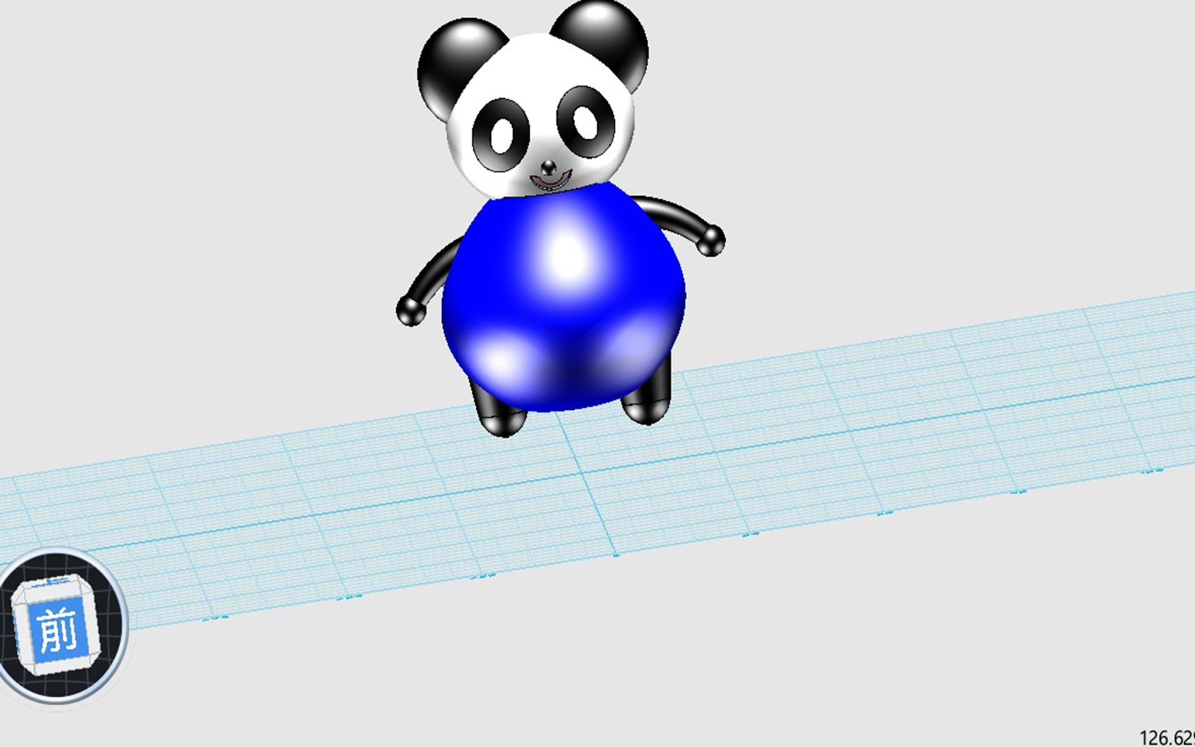 3d one教程系列 3d熊猫建模