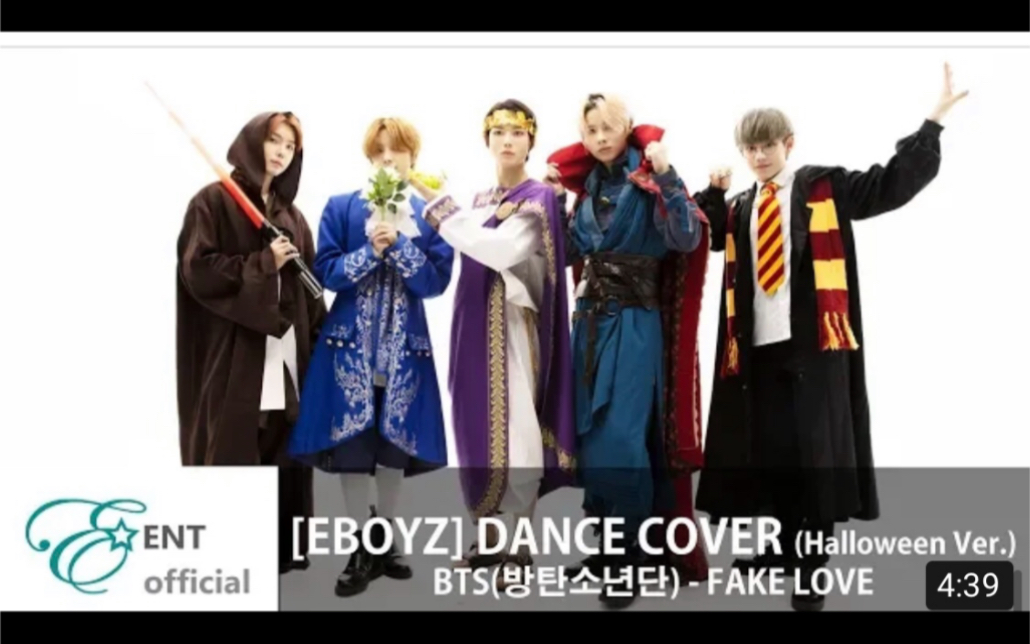 [图]【EBOYZ】191031 [Dance Cover] 防弹少年团 - Fake Love (Halloween Ver.)