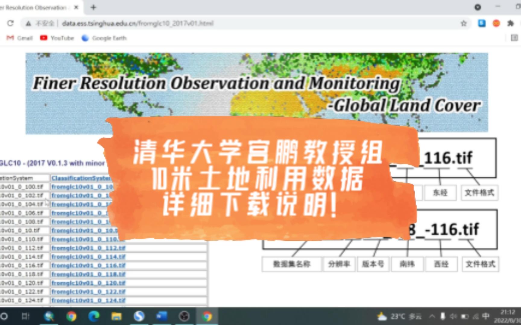 清华大学宫鹏教授组10米土地利用覆盖数据下载说明哔哩哔哩bilibili