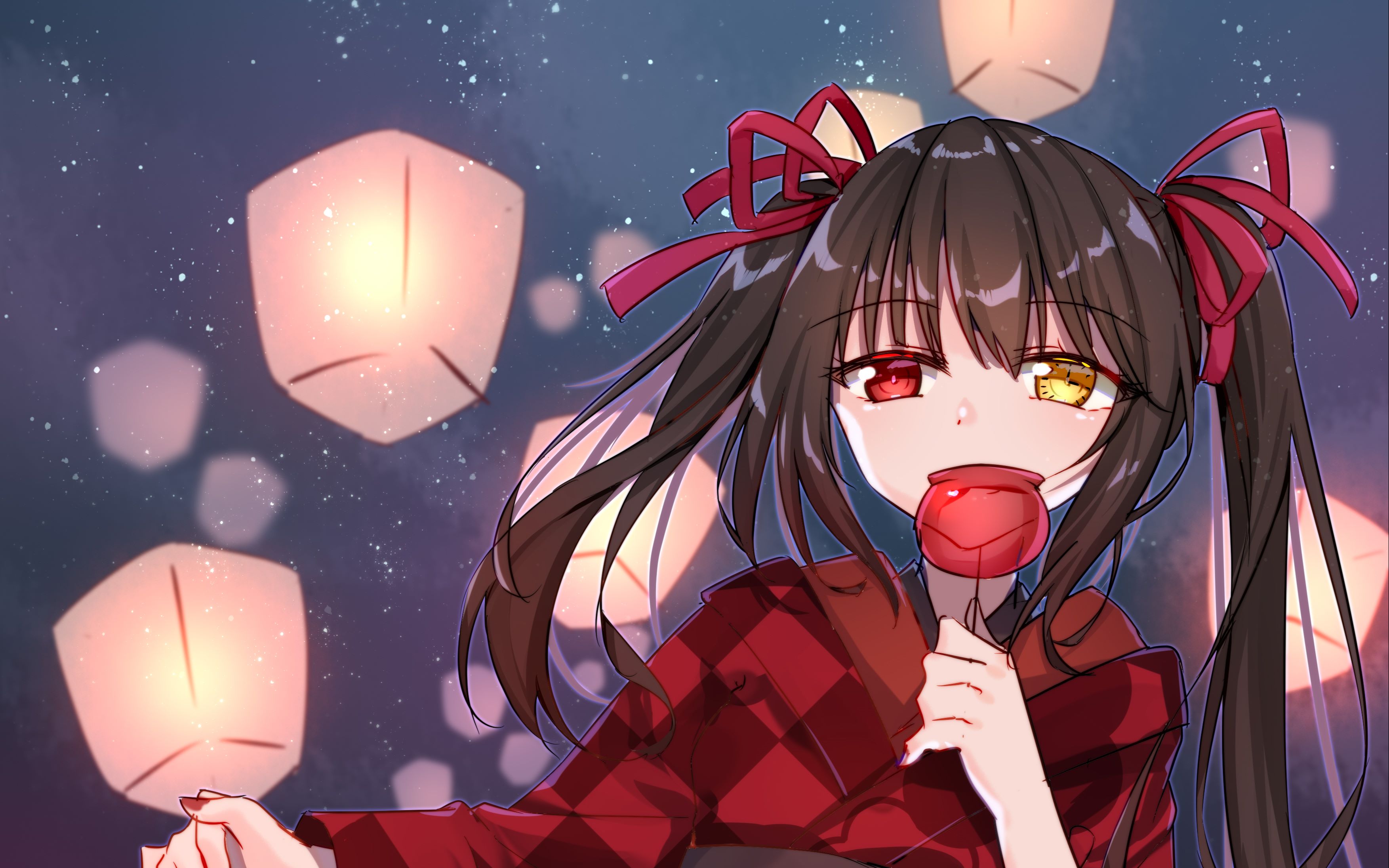 【板绘】和服狂三线稿 上色