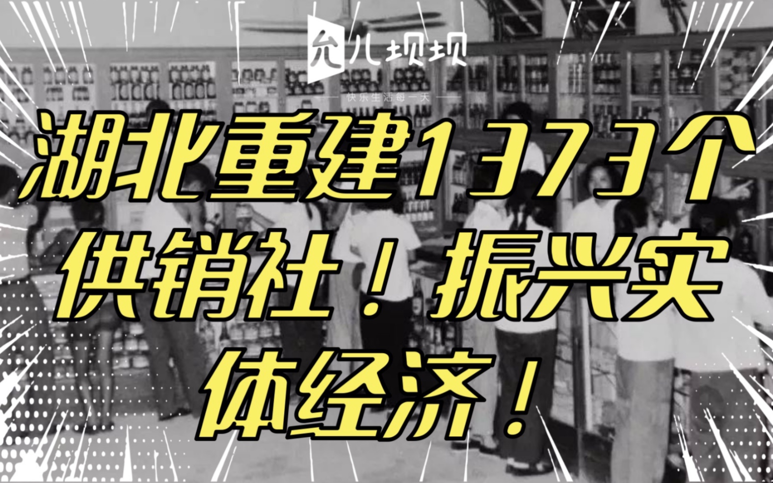 湖北重建1373个供销社!振兴实体经济!哔哩哔哩bilibili