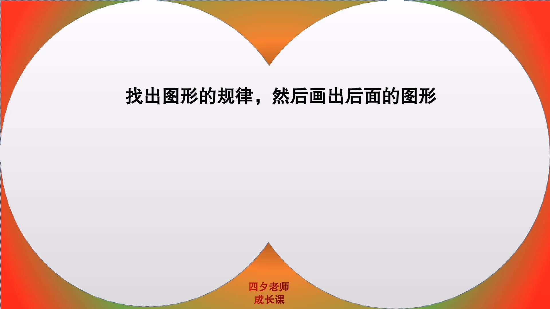 三年级数学:找出前三组图形的变化规律,画出第四组的图形哔哩哔哩bilibili