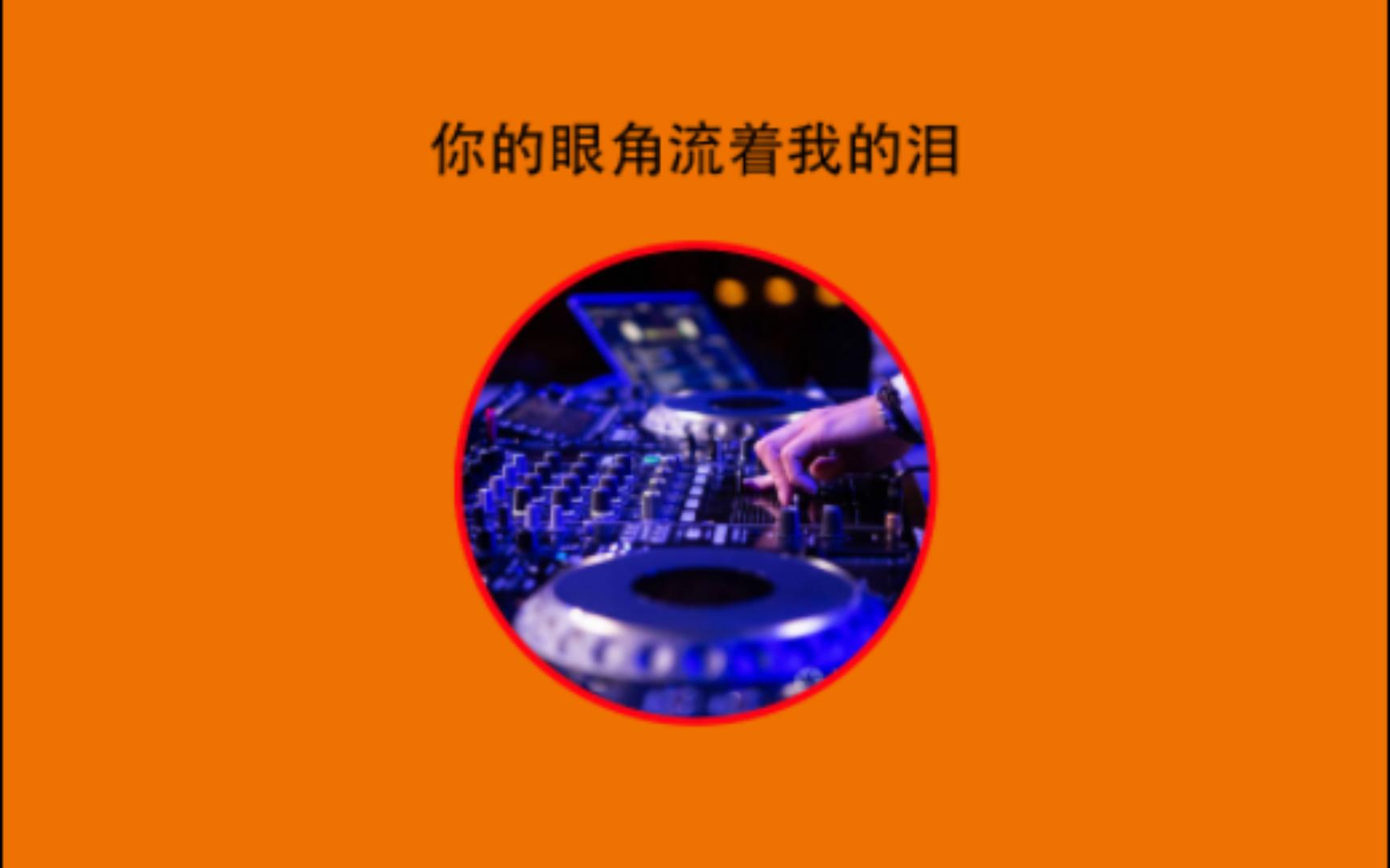 [图]DJ舞曲《你的眼角流着我的泪》