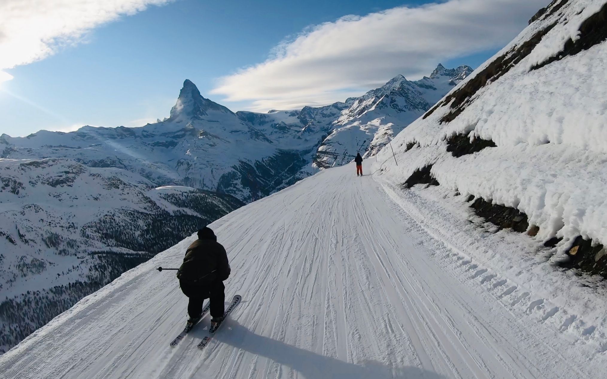 4K瑞士采尔马特雪山滑雪ZERMATT哔哩哔哩bilibili