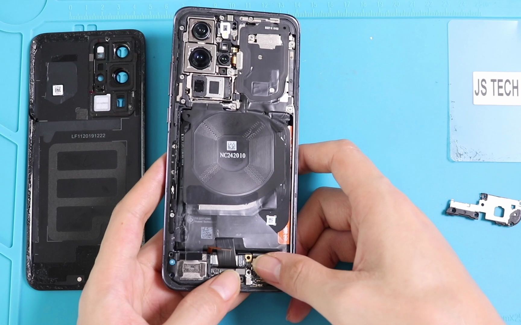 华为 p40 pro 喇叭响铃外放扬声器 更换教程 拆机步骤