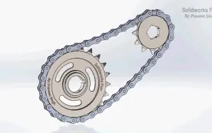 Download Video: 【教程搬运】使用Solidworks制作链条传动动画