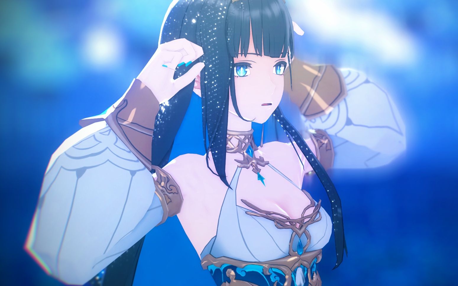 【战双mmd】【渲染测试】思念于夏季离去的你——赛琳娜【宁芙浪谣】