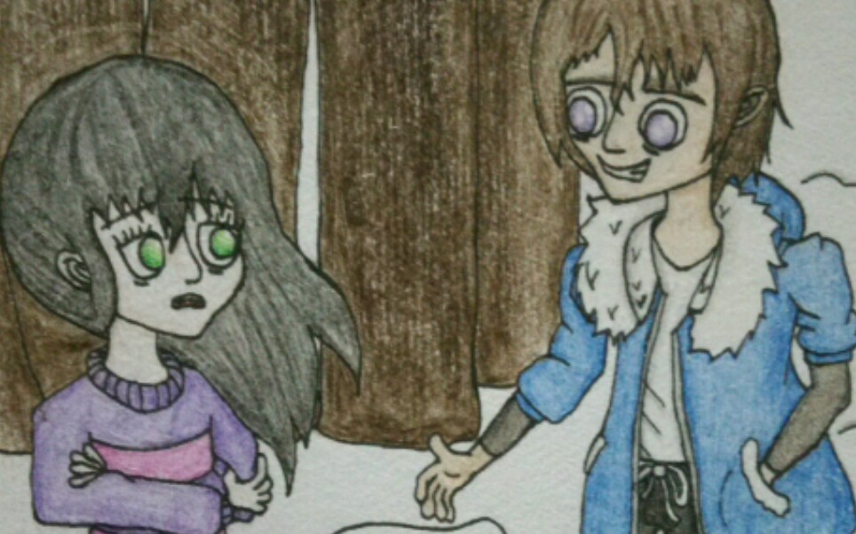 undertale x 方块世界――sans and frisk