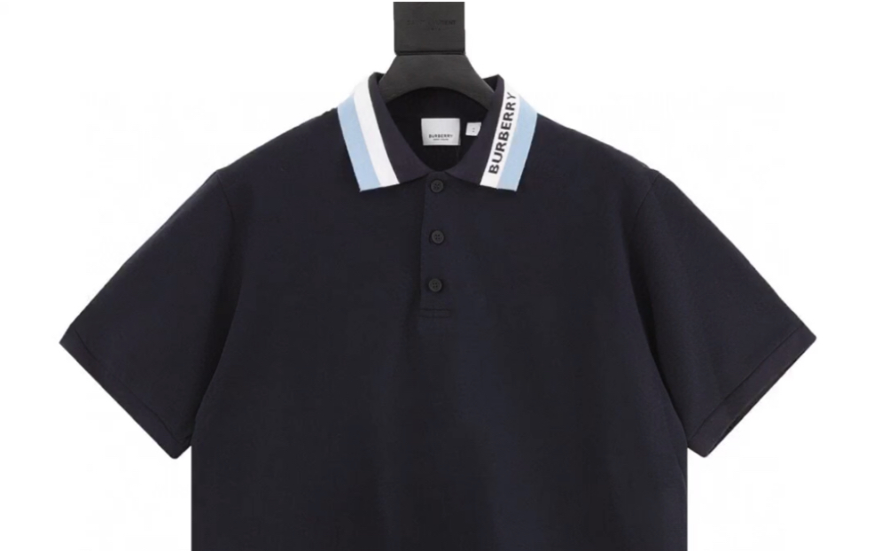 说一下高仿burberry巴宝莉经典领口刺绣短袖polo衫
