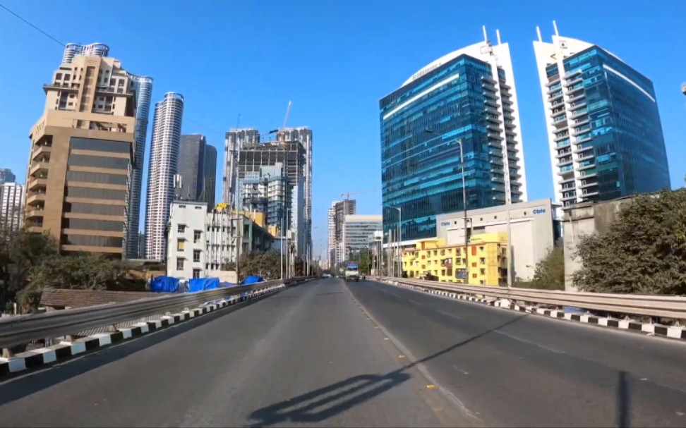 [图]驾驶在孟买市中心 - 印度街景｜Mumbai Skyline 2022 - 4K HDR | Driving Downtown