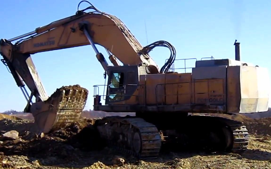 【搬运视频】【工程机械】小松pc1100型履带式挖掘机选集