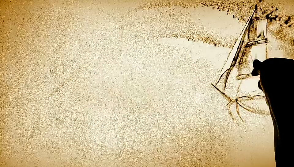 沙画瞬间安医百年