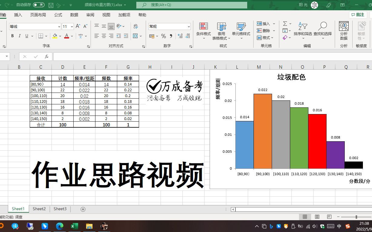 excel累计分布图图片