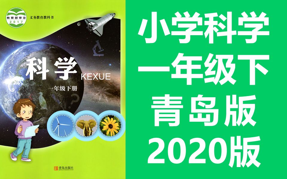 小学科学一年级科学下册 青岛版 2020新版 科学1年级下册科学教学视频山东版鲁科版一年级下册哔哩哔哩bilibili