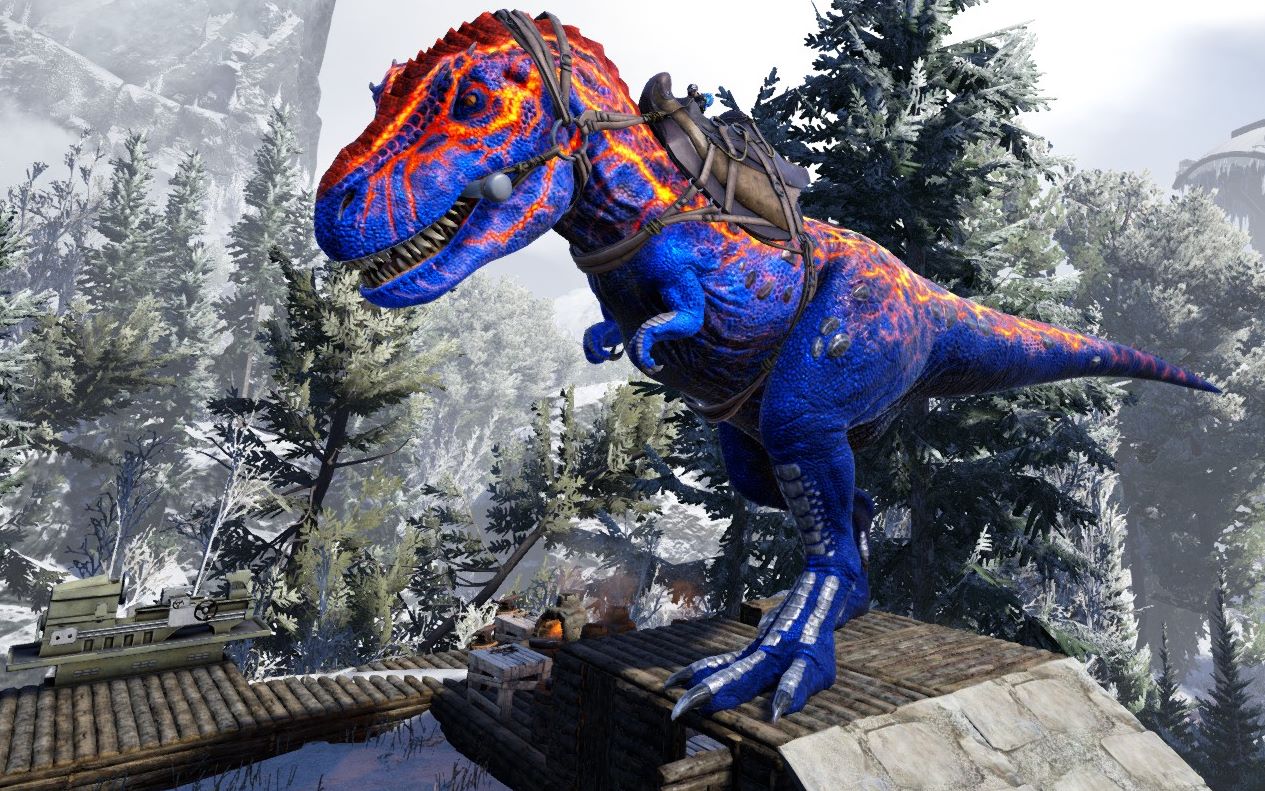 方舟genesis 5p_白给的霸王龙真辣鸡_哔哩哔哩 (゜-゜)つロ 干杯