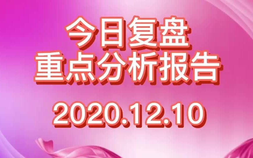 12月10日复盘大盘热点涨跌停北向资金主力资金流向哔哩哔哩bilibili