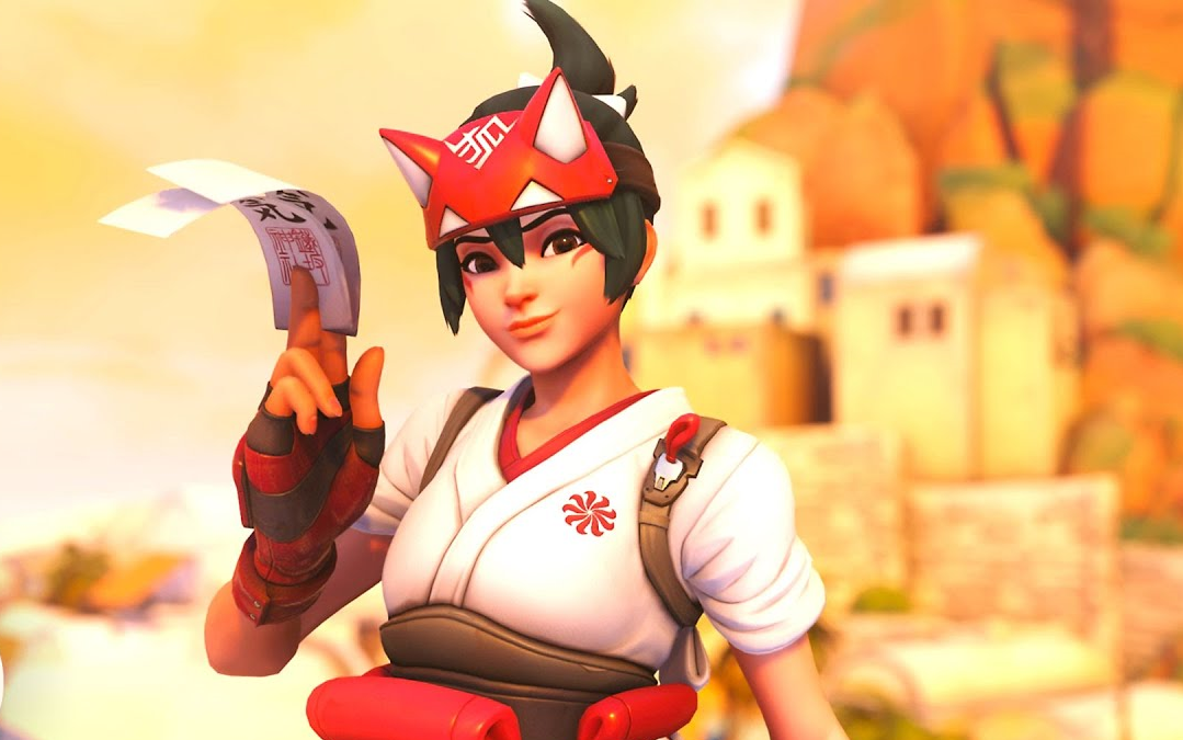 【守望先锋归来】新英雄雾子 伊利奥斯游戏实况_哔哩哔哩_bilibili